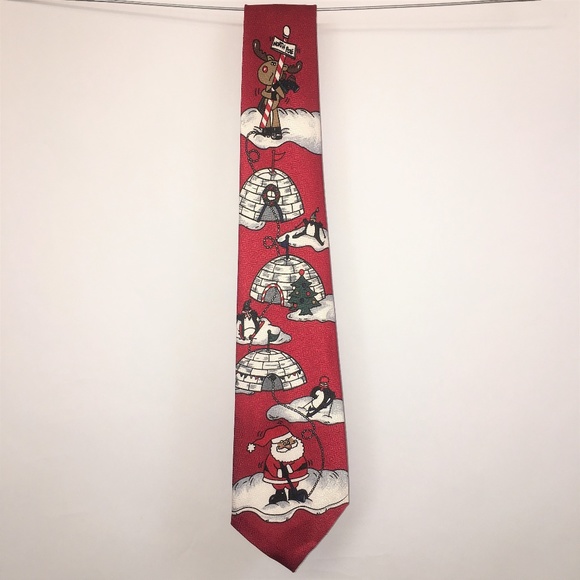 Vintage Hallmark Christmas Collection ‎ Character  Tie - Picture 1 of 6